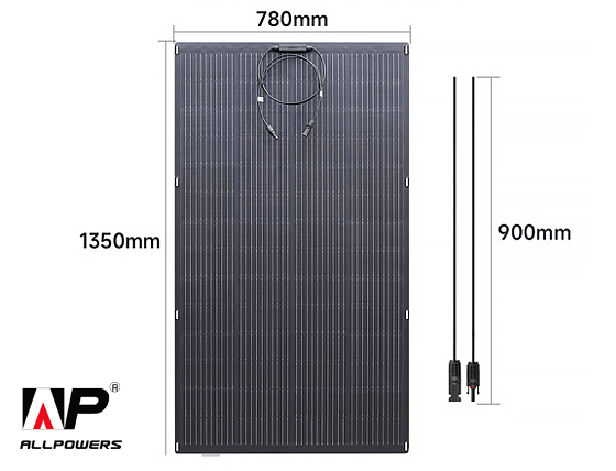 Allpowers: SF200 Flexible Solar Panel 200W